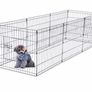 61cm 8 Panel Playpen Suitable for Dogs/Puppies/Cats & Rabbits foldable ideal for Indoor/Outdoor use puppy play pen (MULTIPLE COLOURS) Image 2