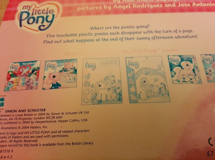 Vintage my little pony book