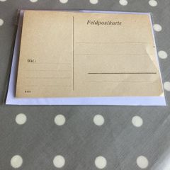 Rare and Genuine WW2 German Feldpost postcard (unused)