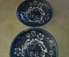 set of 4 hanging saucer Coaching taverns1825.