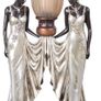 Table lamp Femme Fatale Table Lamp Gatsby Art Deco Lamp with Dancers Image 2