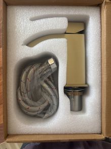 Brushed Gold Bathroom Tap