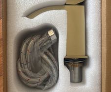 Brushed Gold Bathroom Tap