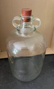 Large Vintage Glass Bottle