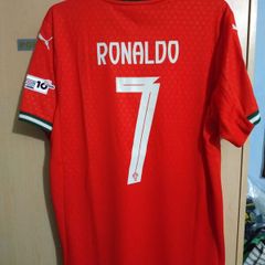 Portugal ( Ronaldo 7 ) Nations League Jersey , Size : L