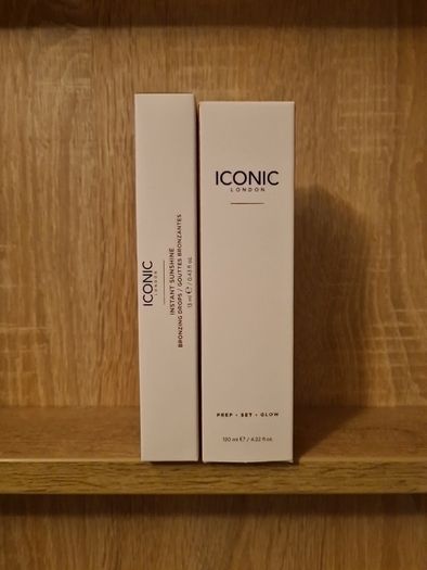 Iconic Prep set glow spray 120ml and Instant Sunshine Bronzing Drops  13ml Worth over 50e