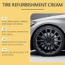 50g Tire Coating Wax Car Tire Retreading and Film Plating Cream Tire Shine Coating Wax Auto Rubber Parts Shiny Alloy Wheel Paste Anti-Aging Image 4