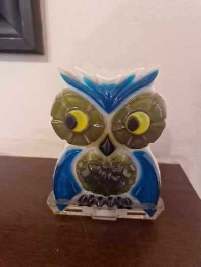 lucite midcentury  owl