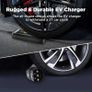 EV Charger Type 2 to 3 Pin Plug, 3kW | 8A-13A | 10M Portable EV Charger, Electric Car Charger Type 2 Charging Cable with LED Indicators IP66 Waterproof for EVs & PHEV Image 7