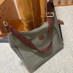 Longchamp le Pliage crossbody bag / grey / new
