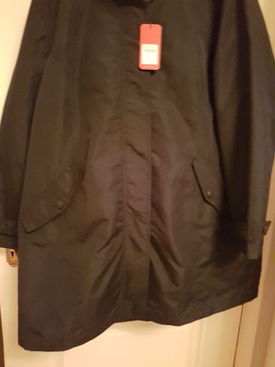 Navy ladies jacket with hood