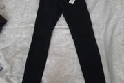 black ripped maternity jeans