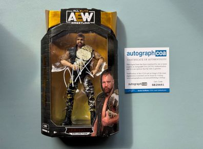 AEW Jon Moxley Unrivaled Collection Series 5 #37 Signed with COA - Wrestling Figure