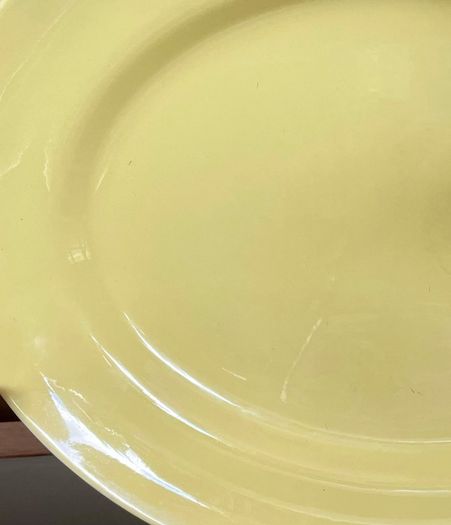 Arklow Pottery Ireland Farmhouse Kitchen Display Platter Pale Yellow 1960s