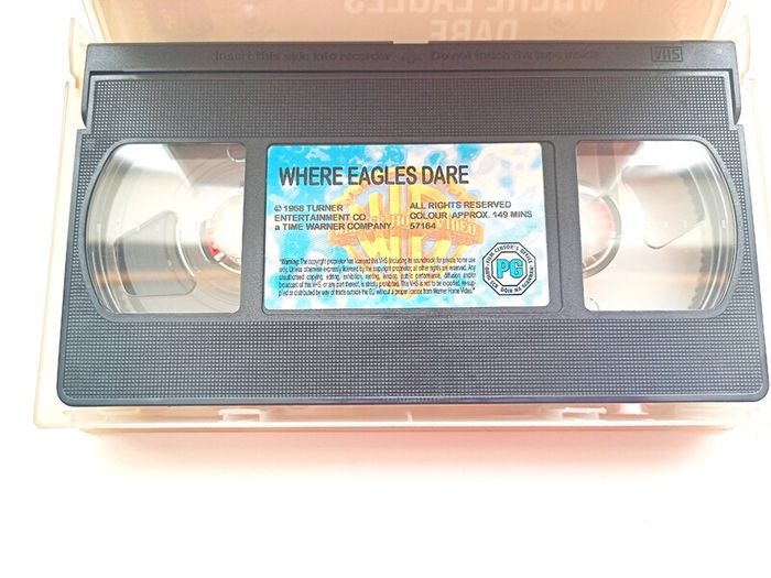 Where Eagles Dare  War Movie  Vhs