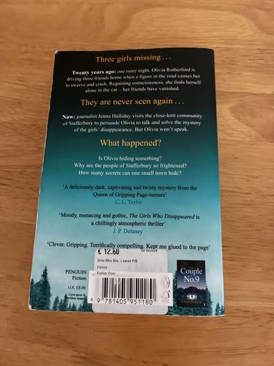 The Girls Who Disappeared by Claire Douglas