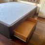 Bed base with storage drawers and headboard Image 4