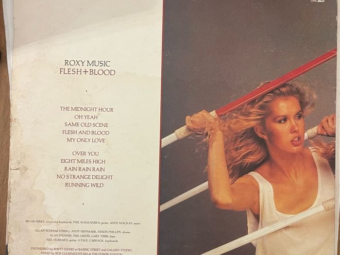 Roxy Music. Flesh + Blood. Original 1980 release in vg condition