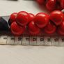 Vintage red and black necklace. Image 3