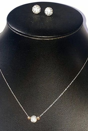 Pristine Vintage Sterling Silver Trilogy Set