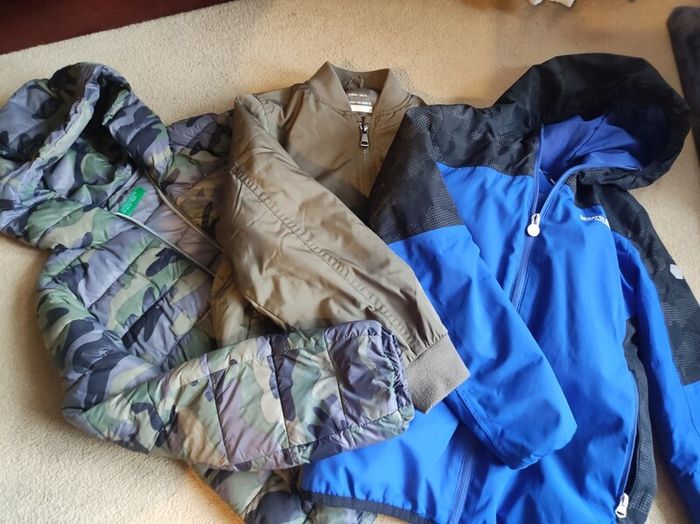 Three boy jackets coats 8-9