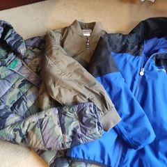Three boy jackets coats 8-9