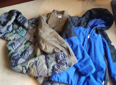 Three boy jackets coats 8-9