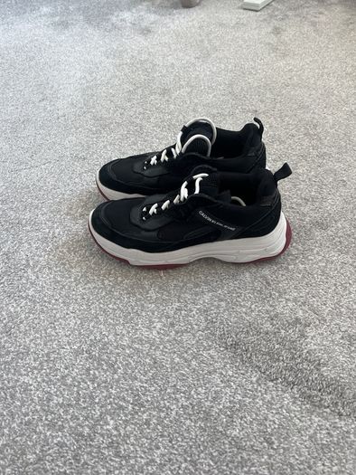 Calvin Klein Jeans Chunky Black Trainers size 5(38)