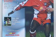2001 St. Patrick's Athletic v Finn Harps - League of Ireland Premier Division Programme