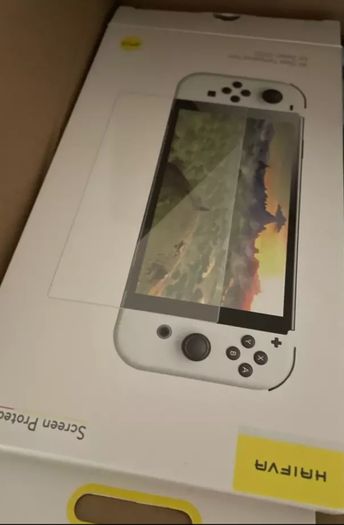 Nintendo Switch OLED 2 Piece Tempered Glass Screen Protector