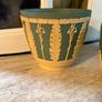 Set of 3 vintage French style plastic flower pots Image 2