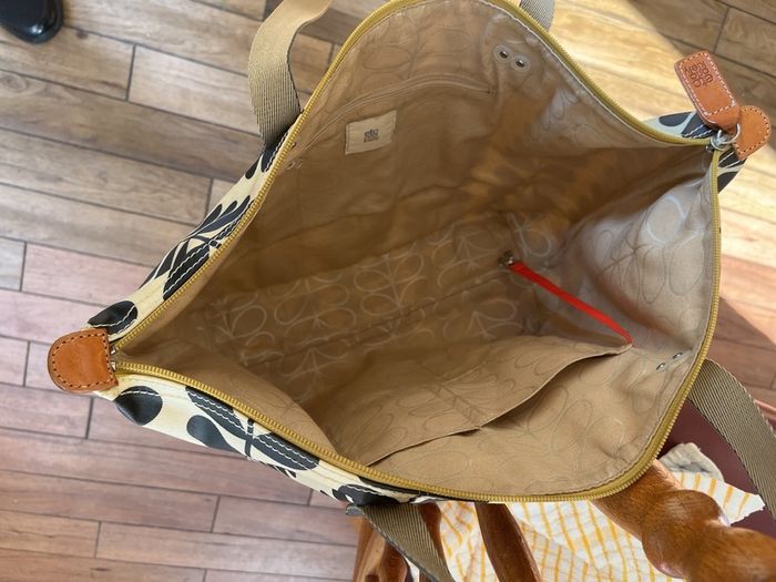 Orla Kiely Matte laminated cotton or oilcloth Tote/shopper bag