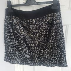 Zara sequin mini skirt