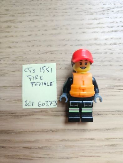 lego cty1551 fire female, set 60373