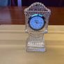 Galway Crystal small grandfather clock in perfect condition . Needs a battery Image 2