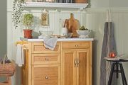 Bamboo Kitchen Island Cabinet