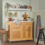 Kitchen Island  large stainless steel worktop, Kitchen Island Cabinet: Image 6
