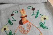 Vintage embroidered cloth