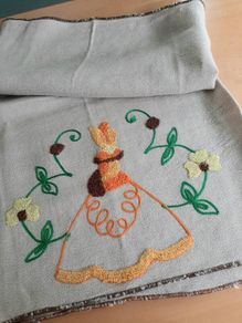 Vintage embroidered cloth
