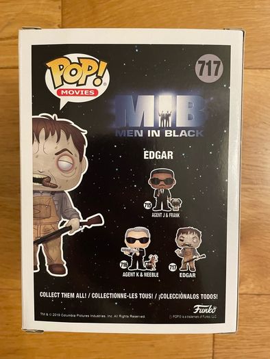 Funko Pop! Edgar #717. Men In Black. Movies. Mint Condition