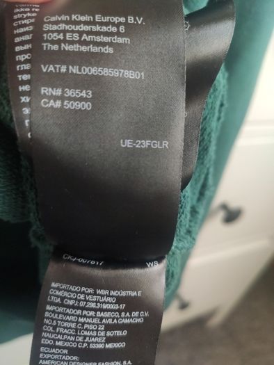 Calvin Klein Jeans Monogram Sweatshirt / Jumper Green Size S