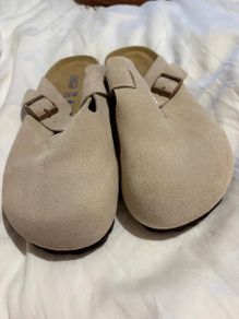 Birkenstock clogs / cream / new
