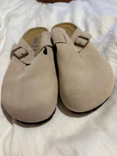 Birkenstock clogs / cream / new