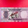 Rwanda  5,000 Francs. 2004   SPECIMEN  Scarce  & RARE ( Uncirculated ) Image 2