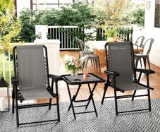 3 Piece Folding Bistro Set