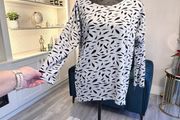 Ladies Grey &amp; Black Long-Sleeved Top from Only. Size Medium UK 10 / EU 38