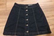 New look petite denim skirt size uk6