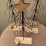 Contempory Wood and metal christmas tree set Image 2