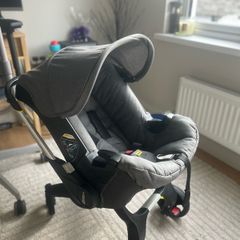 doona car seat/stroller.  plus rain cover