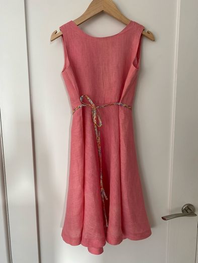 Pink Linen Dress from Marie Puce